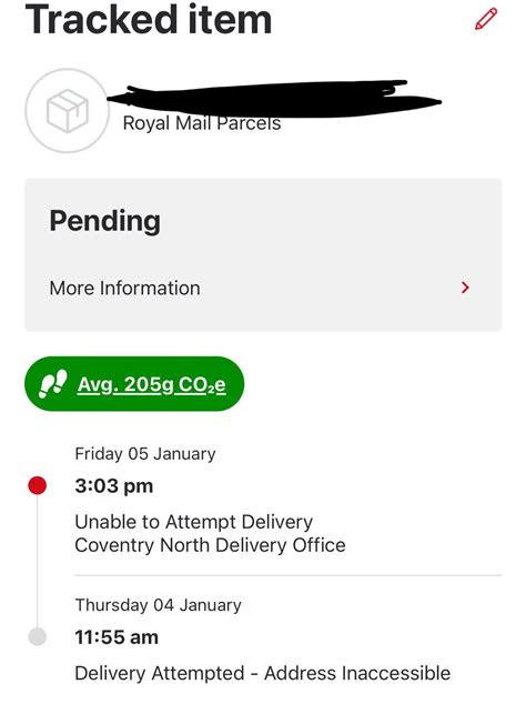 royal mail attempted delivery lie